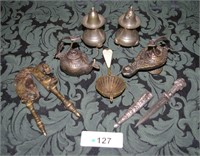 Antique Brass Lot - Aladdin Oil Lamps Letter Opene