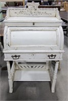 Antique Painted Victorian Roll Top Desk