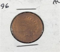 1896 Indian Head Cent - Red