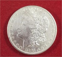 1891 S Morgan Dollar VF