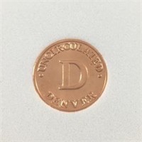 Uncirculated Denver Mint Token