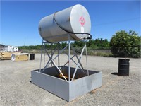 500 Gallon Fuel Tank with Stand & Containment