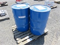 (2) 55 Gallon Drums of Chevron GST Oil 32