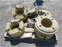 Assorted Tractor Wheel & Front Weights