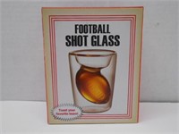 Football Shot Glass In Box