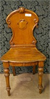 Victorian Carved Hall Chair