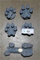 Large Dog & Rabbit Paw Print Stamps (Prop)