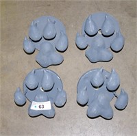 Large Wolf Paw Print Stamps (Prop)