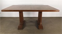 Vintage Cherry Dining Table with Leaf