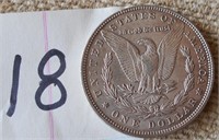 Large 1898 United States Sliver Dollar
