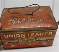 Union Leader Plug Tobacco Tin