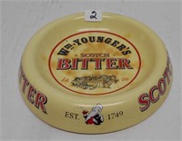 WM. Younger's Scotch Bitter Metal Ashtray