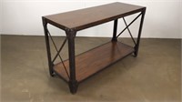 Industrial console table