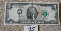 United States $2 Bill