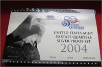 2004 SILVER PROOF QUARTER SET