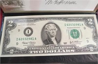 GEM UNC TWO DOLLAR FEDERAL RESERVE NOTE