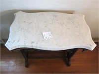 Victorian Marble Top & End Table (very fancy)