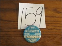 1975 PA Fishing Badge