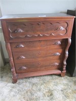 4 Drawer Victorian Dresser