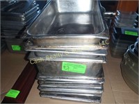LOT OF CHAFFING DISH PANS