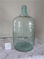 Early Purock Water Phila PA Glass Jug 20" T