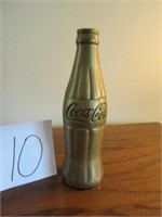 All Brass Coca-Cola 7" Tall Bottle