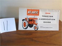 Atlantic 1964 Tractor Lubrication Guide Book
