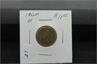 1860 INDIAN HEAD CENT G