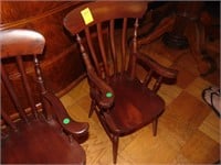 2 of 2 matching child doll chairs