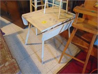 Kids drop leaf table. Shabby chic.