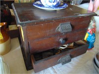 Primitive men's jewelry cabinet