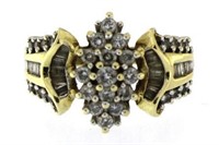 14kt Gold 1.00 ct Fancy Marquise Diamond Ring