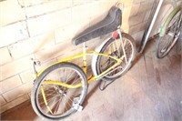 Black banana seat JD bike