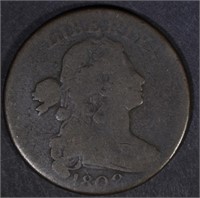 1802 DRAPED BUST LARGE CENT  GOOD