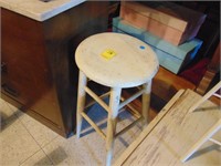 Primitive wooden stool