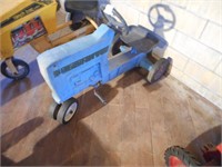 Blue Ertl pedal tractor