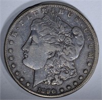 1890-CC MORGAN SILVER DOLLAR ABOUT XF