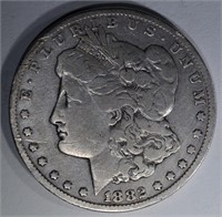 1882-CC MORGAN SILVER DOLLAR FINE