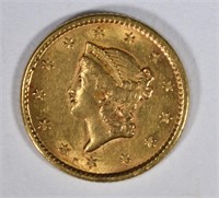 1853 $1.00 GOLD LIBERTY  CH BU