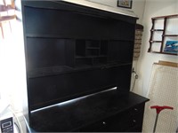 Black Wooden Desk - 56 x 22 x 60
