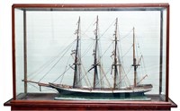 LARGE SHIP MODEL "CAROLINA II"