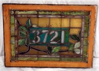VICTORIAN LEADED TRANSOM