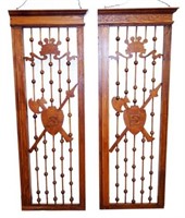 VICTORIAN STICK & BALL PANELS (2)