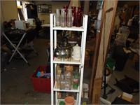 Glass Lot And Shelf - Must Take All - 14 x 9 x 58