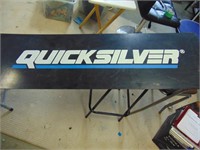 Quicksilver Plastic advertising Sign - 64 x 14