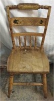 Antique Spindle Back Dining Chair Z6B