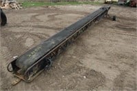 Portable 30ft hydraulic belt conveyor