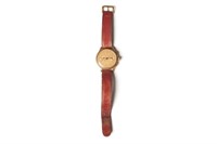 Men's vintage gold chronometer wristwatch