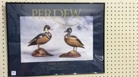 Framed Perdew Poster Frame of Charlie Perdew Ducks