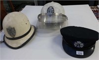 Three various Belgian Police hats